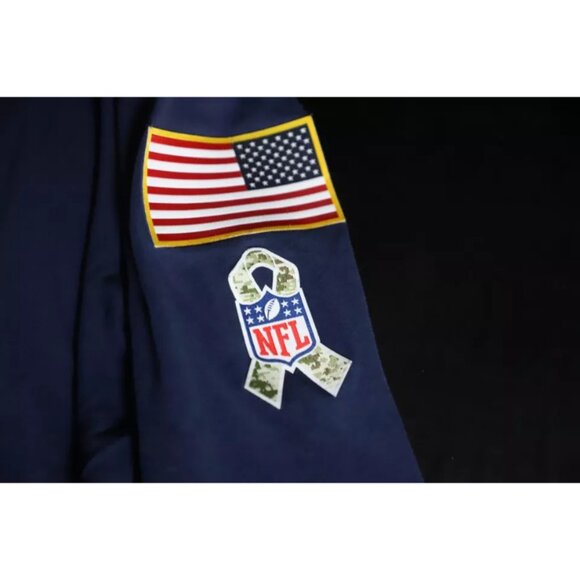 Nike Dri-Fit Sweatshirt Mens 3XL Blue New England Patriots NFL Team Logo Graphic - Picture 5 of 7